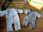 Pyjamas marque 0 -1 mois VOIR PHOTOS jumeaux, Comme neuf, Enlèvement ou Envoi