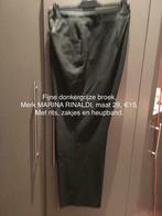 MARINA RINALDI, Fijne grijze broek, maat 29 (50), Kleding | Dames, Ophalen of Verzenden, Gedragen