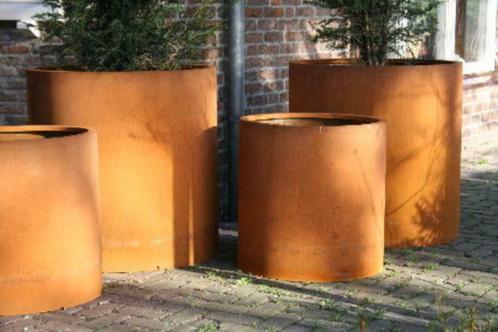 cortenstaal plantenbak / bloembak / boombak CIRCUM, Tuin en Terras, Bloembakken en Plantenbakken, Nieuw, Overige materialen, Balkon