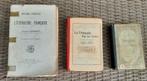 3 livres anciens sur la langue française, Livres, Livres d'étude & Cours, Enlèvement ou Envoi