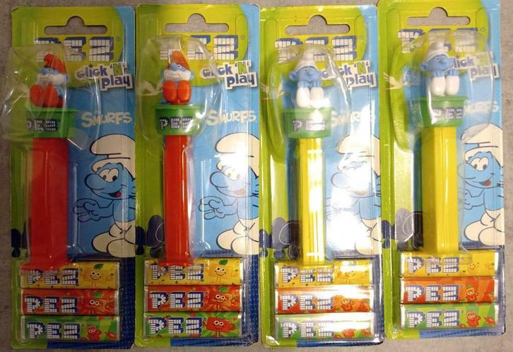 Distributeurs Pez Les Schtroumpfs, Collections, Schtroumpfs, Comme neuf, Ustensile, Enlèvement ou Envoi
