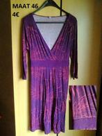 Lange paarse jurk maat 46, Paars, Maat 46/48 (XL) of groter, Ophalen of Verzenden, Gedragen