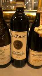 bouteille de vin 2011 brunello san polino ref12106212, Collections, Vins, Pleine, Italie, Utilisé, Enlèvement ou Envoi