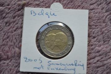2 euromunt Belgie 2005, Postzegels en Munten, Ophalen of Verzenden, België, 2 euro, Losse munt