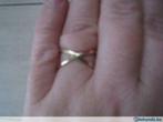 ring nikkelvrij, Ophalen of Verzenden, Zo goed als nieuw, Goud, Dame