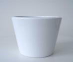 cache pot faïence blanche hauteur 9 cm Impeccable (Neuf), Intérieur, Autres matériaux, Rond, Enlèvement