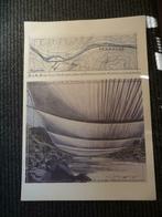 CHRISTO & JEANNE-CLAUDE - MOOIE PRINT - OVER THE RIVER, Antiek en Kunst, Kunst | Litho's en Zeefdrukken, Ophalen of Verzenden