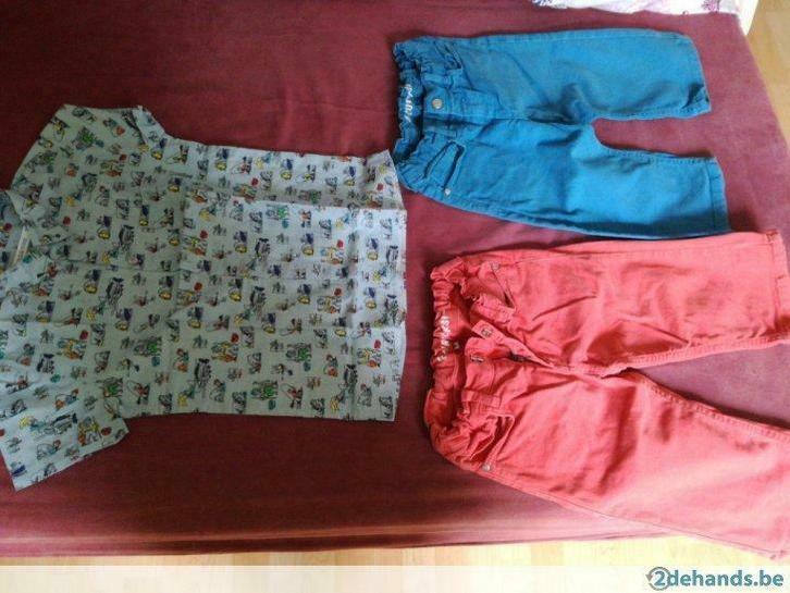 filou &friends 10jaar bermuda's en hemd, Kinderen en Baby's, Kinderkleding | Maat 140, Gebruikt, Ophalen of Verzenden