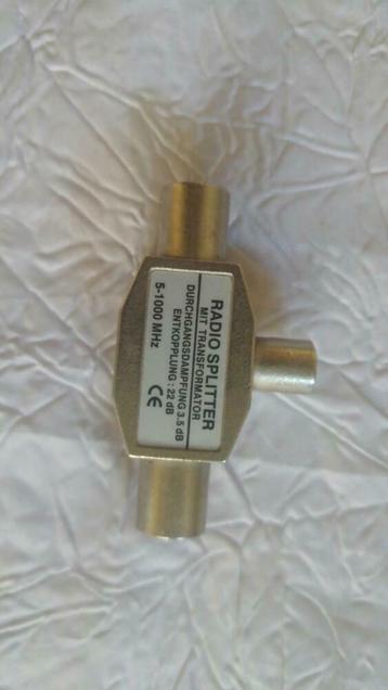 Tv radio splitter male avec transfo elix, Enlèvement ou Envoi, Comme neuf