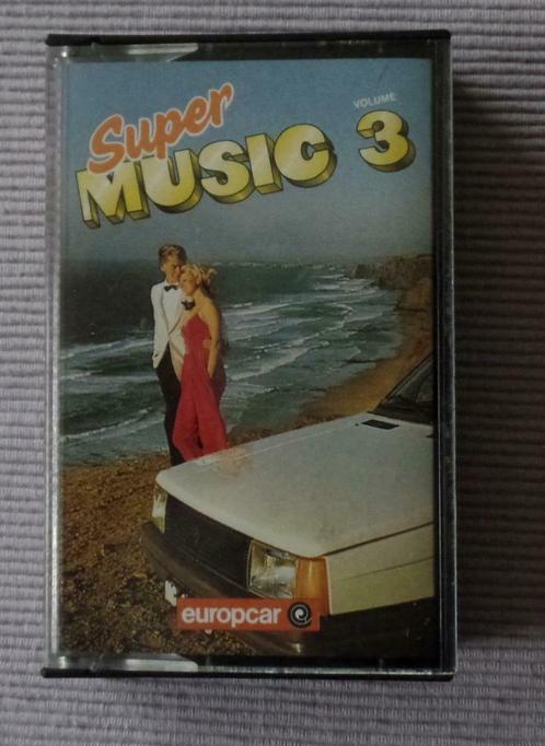 Super Music Volume 3 - Europcar - Muziekcassette, CD & DVD, Cassettes audio, Pré-enregistrées, 1 cassette audio, Enlèvement ou Envoi