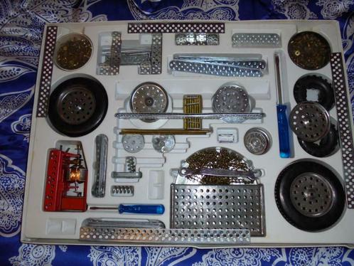 VINTAGE / ANTIEK : TRIX Masterset metaal ca 1954 Z.G.A.N., Antiek en Kunst, Curiosa en Brocante, Ophalen