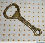 Ouvre-bouteilles ancien Bières Piedbœuf en laiton 8,5 cm, Ophalen of Verzenden, Gebruikt