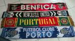 voetbal sjaal benfica , newcastle , portugal en porto, Overige typen, Ophalen of Verzenden, Zo goed als nieuw