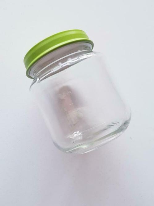 Pot / bocal en verre - Contenance : 100 ml, Maison & Meubles, Cuisine| Tupperware, Comme neuf, Récipient ou Bol, Enlèvement