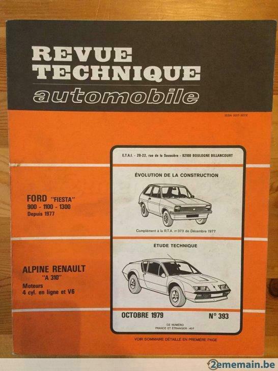 Revue Technique Automobile Renault " A 310 " ( 4 Cyl. & V6 ), Auto diversen, Handleidingen en Instructieboekjes, Ophalen of Verzenden