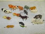 Animaux miniatures 14x jouets vintage curiosités zoo 1970, Enlèvement ou Envoi