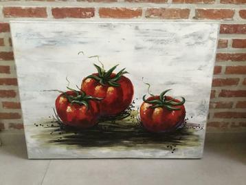 Prachtig olieverf schilderij op canvas @ prijsje  beschikbaar voor biedingen