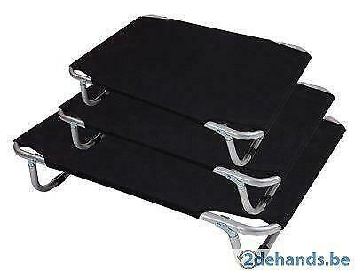 Chaise longue pour chien Aluminium Medium Black, Animaux & Accessoires, Accessoires pour chiens, Neuf, Enlèvement