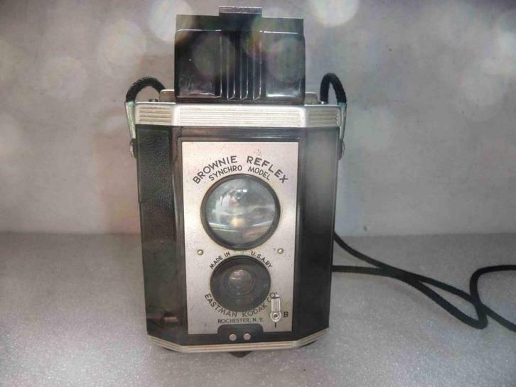 Kodak BROWNIE REFLEX Synchro-modelcamera (nr. 2), Audio, Tv en Foto, Fotocamera's Analoog, Gebruikt, Kodak, Ophalen of Verzenden