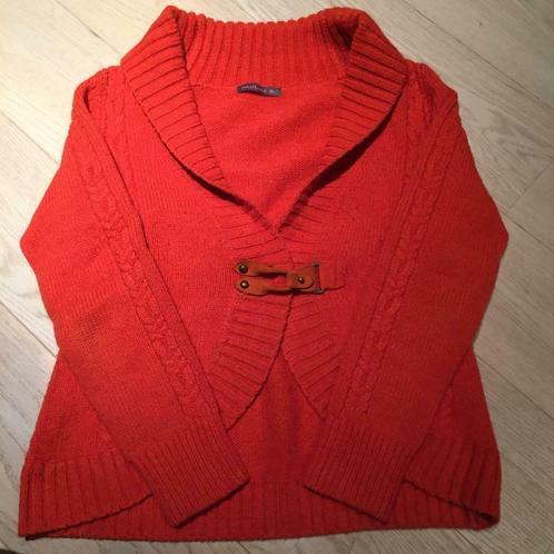 Oranje pull + souspull, Pauline B, maat 2/38, Kleding | Dames, Truien en Vesten, Gedragen, Maat 38/40 (M), Oranje
