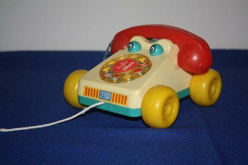 Oude "Hallo Chicco" Speelgoed telefoon geluid , ogen bewegen, Verzamelen, Speelgoed, Gebruikt, Ophalen of Verzenden