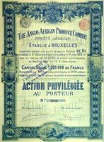 The Anglo African Produce Company.  S.A.  1897, Ophalen of Verzenden, Voor 1920, Aandeel