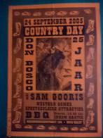 Aalst: Affiche: Country Day met Sam GOORIS e.a. 2005. Zg !, Ophalen of Verzenden, Zo goed als nieuw, Poster, Artwork of Schilderij