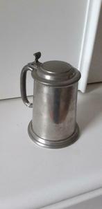 1 pint tinnen tankard,Englisch Pewter Company, Antiek en Kunst, Antiek | Tin, Ophalen