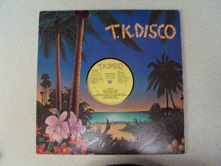 Maxi Single "The Lovers" Discomania anno 1977, Cd's en Dvd's, Vinyl | Pop, 1960 tot 1980, 12 inch, Ophalen of Verzenden