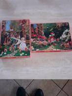 2 retro dolly puzzels (63 stukjes), Kinderen en Baby's, Speelgoed | Kinderpuzzels, 6 jaar of ouder, Gebruikt, Meer dan 50 stukjes