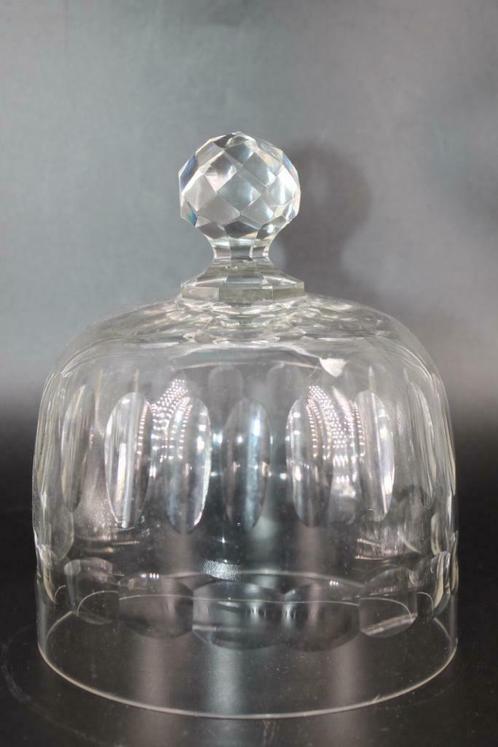 Cloche en cristal Val Saint Lambert : petites ébréchures, Antiquités & Art, Antiquités | Verre & Cristal, Enlèvement ou Envoi