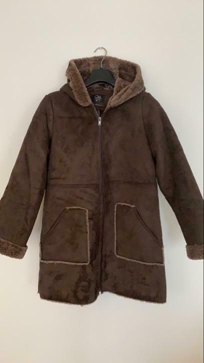 Jas dames C&A, maat 42, in perfecte staat, Enlèvement ou Envoi, Comme neuf, Taille 42/44 (L), Brun
