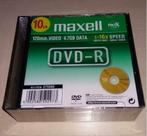 DVD-R Maxell Pro-X 4.7 gb - 120 min - (10 DVD vierges), Informatique & Logiciels, Dvd, Enlèvement ou Envoi, Neuf