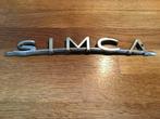 oldtimer SIMCA embleem motorkap modellen begin '60s, Utilisé, Envoi, Capot moteur, Pièces Oldtimer ou Ancêtre