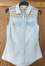 Chemisier denim - Taille M, Porté