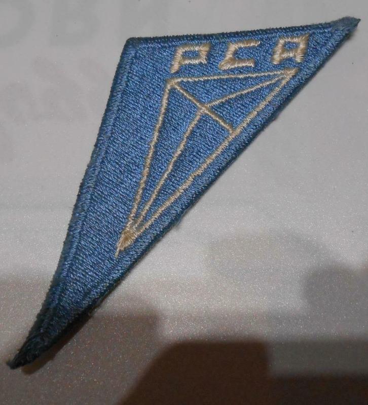 blauwe badge van de PCA, Parachute club America, Verzamelen, Militaria | Algemeen, Overige soorten, Embleem of Badge, Ophalen of Verzenden