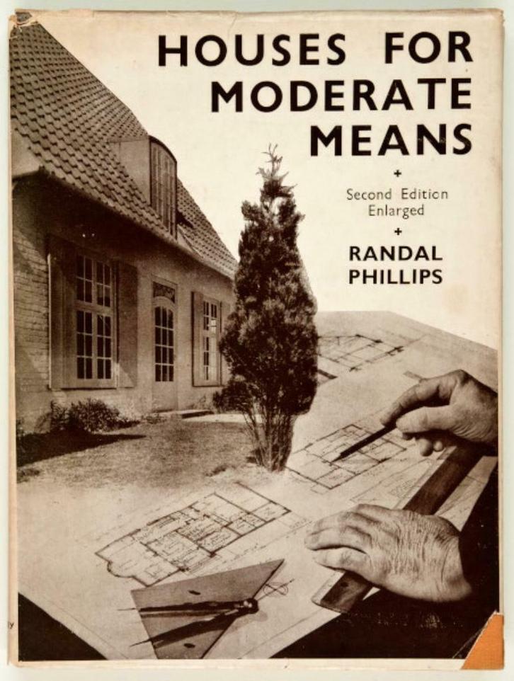 Houses For Moderate Means Hardcover , Randal Philipps, 1945, Livres, Technique, Utilisé, Architecture, Enlèvement ou Envoi