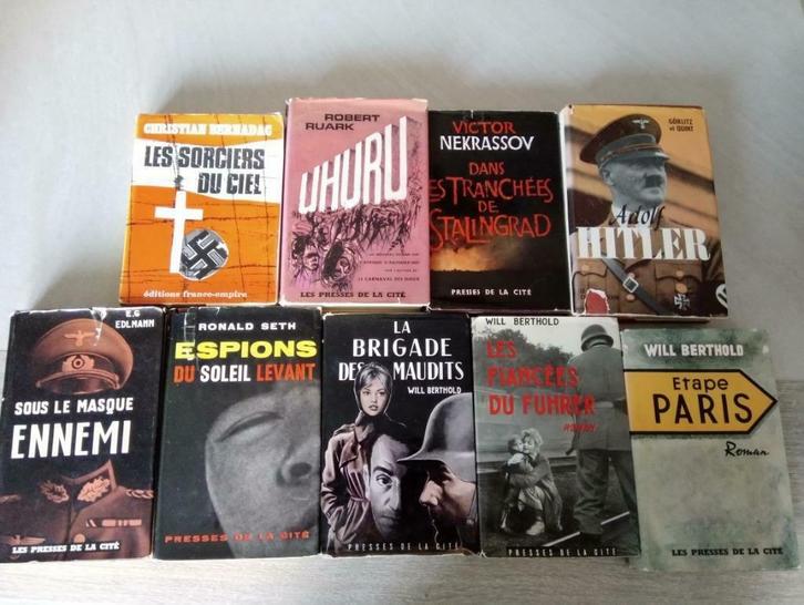 Lot de 9 livres grand format, Boeken, Overige Boeken, Gelezen, Ophalen of Verzenden