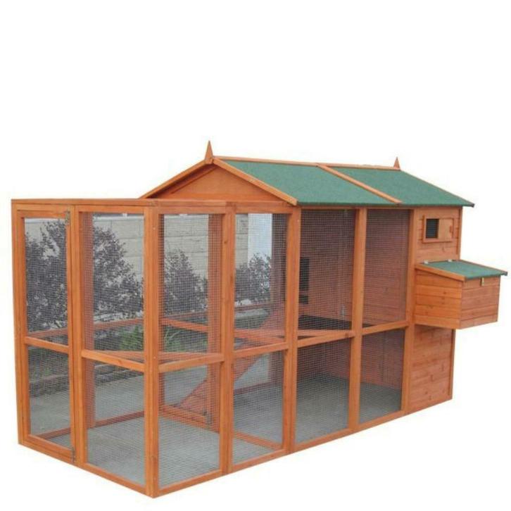 Poulailler XXL 8 poules maison poule coq abri poules oie, Animaux & Accessoires, Volatiles | Accessoires, Neuf, Poulailler, Envoi