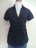 Donkerblauw hemdblouse "Rinascimento" M, Ophalen of Verzenden, Gedragen
