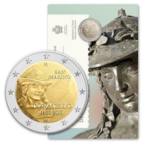 2 euros Saint-Marin 2016 - Donatello (BU), Timbres & Monnaies, Monnaies | Europe | Monnaies euro, Monnaie en vrac, 2 euros, Saint-Marin