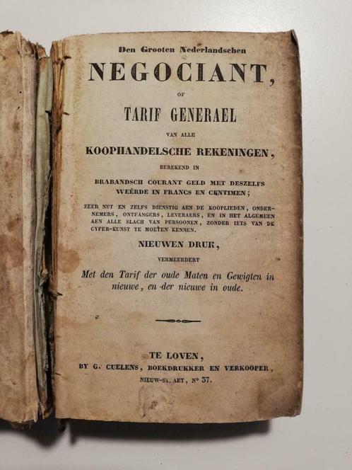Negociant, Koophandelsche rekeningen ca 1800-1850, Antiquités & Art, Antiquités | Livres & Manuscrits, Enlèvement ou Envoi