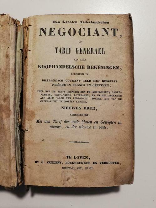 Negociant, Koophandelsche rekeningen ca 1800-1850, Antiek en Kunst, Antiek | Boeken en Manuscripten, Ophalen of Verzenden