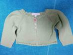 Cardigan vert clair boutchou taille 92, Enlèvement ou Envoi, Utilisé, Fille, Pull ou Veste