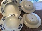 4oude diepe borden, Ophalen of Verzenden, Gebruikt, Bord(en)