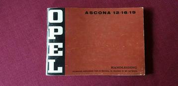 Handleiding Opel Ascona A 12/16/19