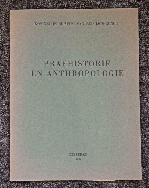 Boek 1959 Museum Tervuren Belgisch-Congo - Praehistorie, Antiquités & Art, Antiquités | Livres & Manuscrits, Envoi