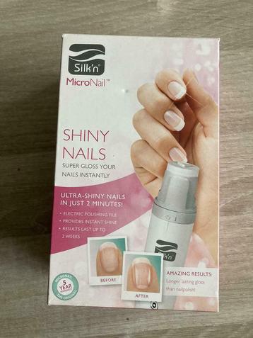 Silk’n shiny nails nagelvijl, Comme neuf, Soin des mains et des pieds
