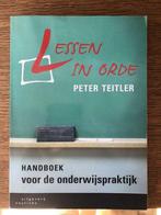 Peter Teitler - Lessen in orde, Comme neuf, Enlèvement ou Envoi, Peter Teitler