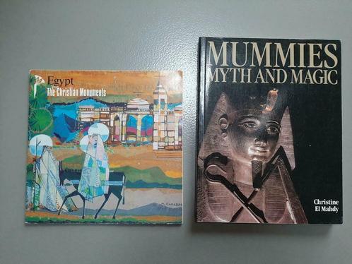 Lot de 2 livres sur l'Égypte et sur les momies, Livres, Art & Culture | Architecture